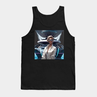 Futuristic yacht Tank Top